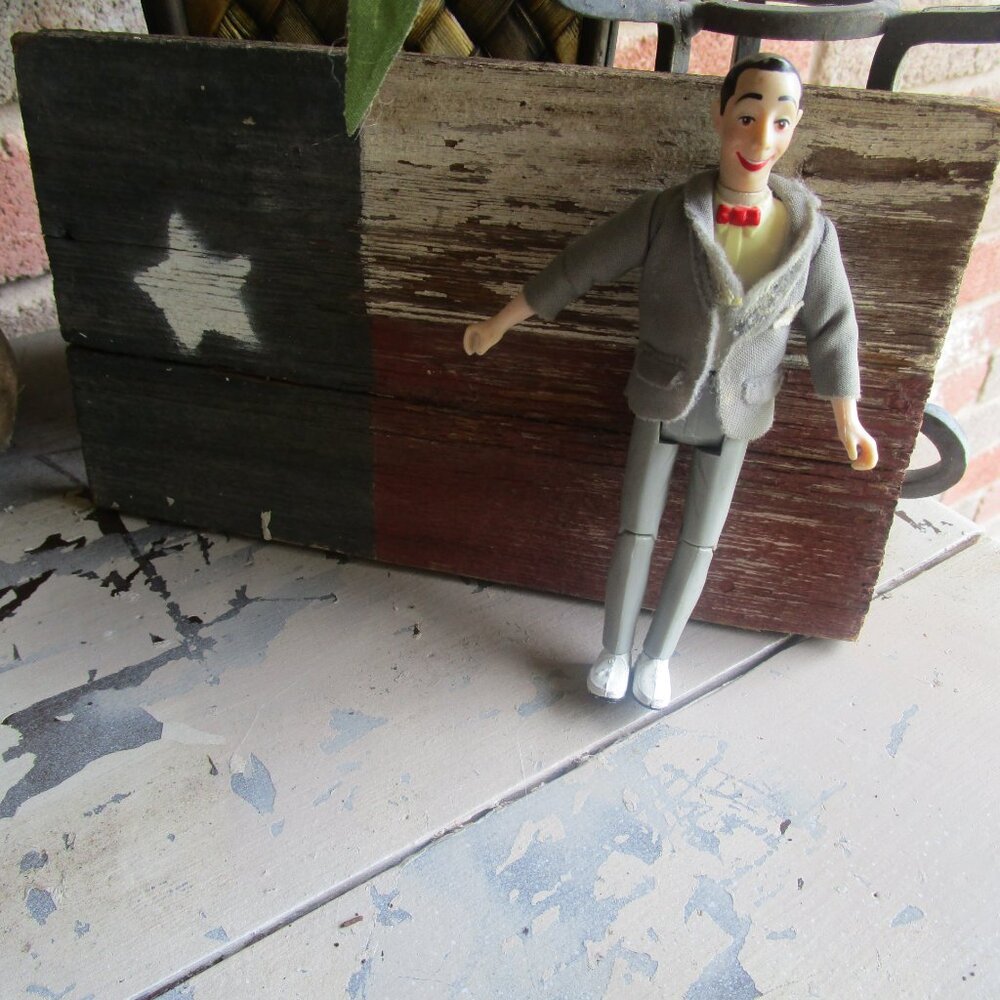 Vintage RARE 80's Pee Wee Herman Doll Figure